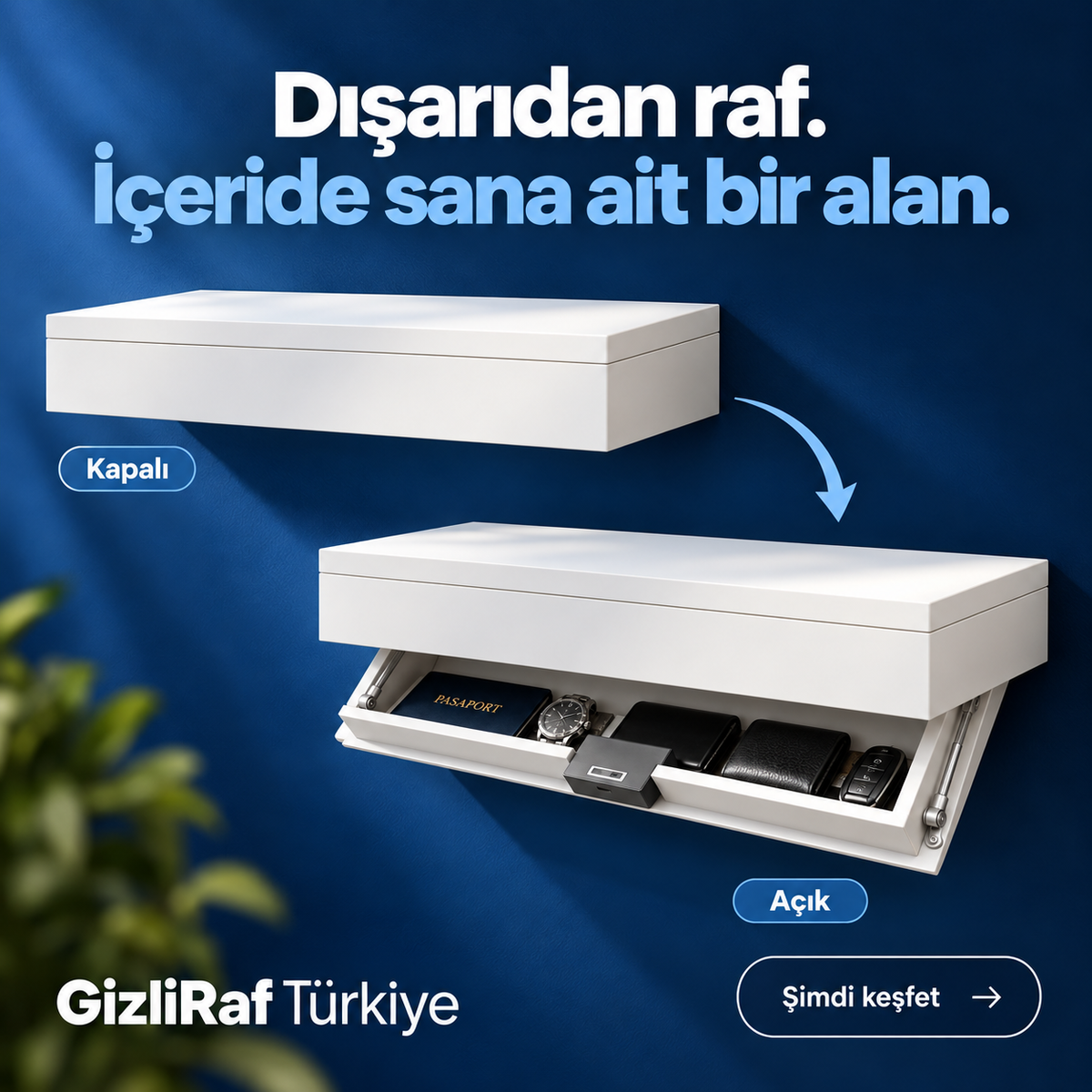 GİZLİ RAF KARTLI SİSTEM